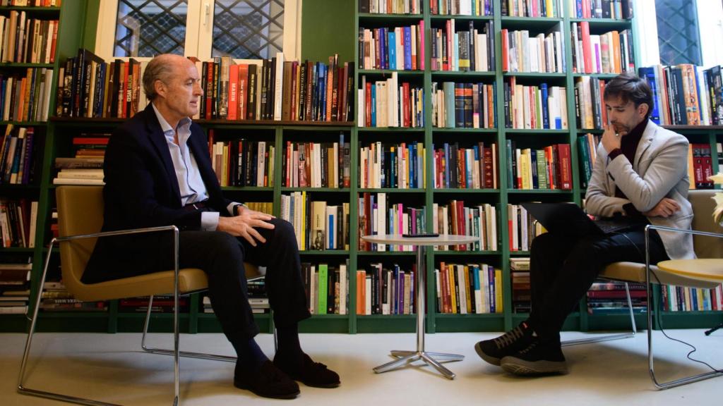 Francisco Camps, durante la entrevista.