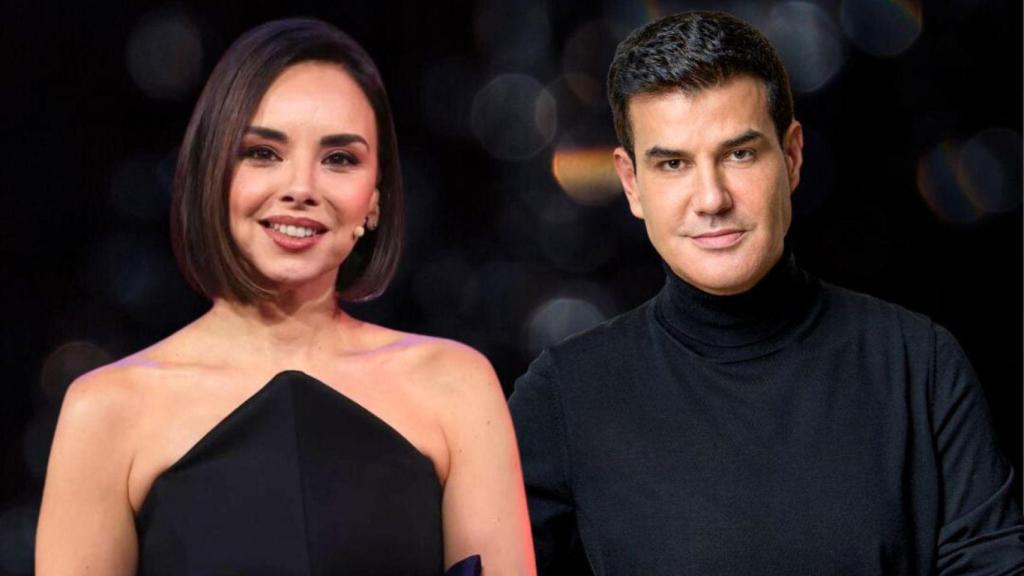 El diseñador y la cantante, en una creatividad.