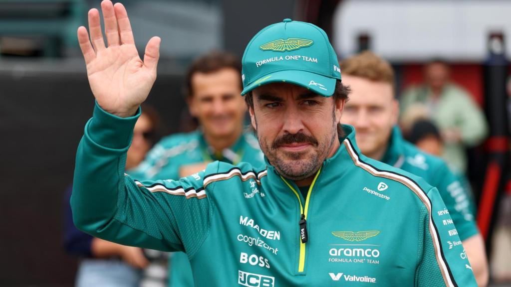 Fernando Alonso, en el GP de Gran Bretaña