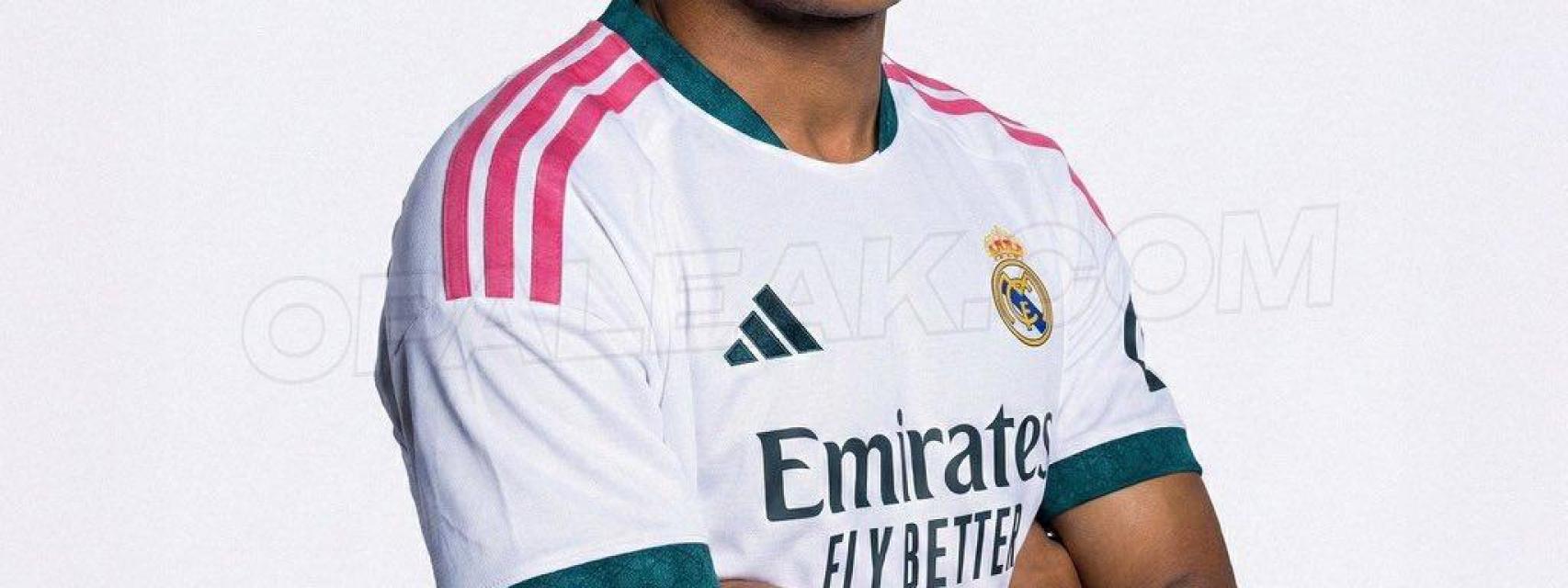 Un edit con la filtración de la camiseta del Real Madrid 2026/27