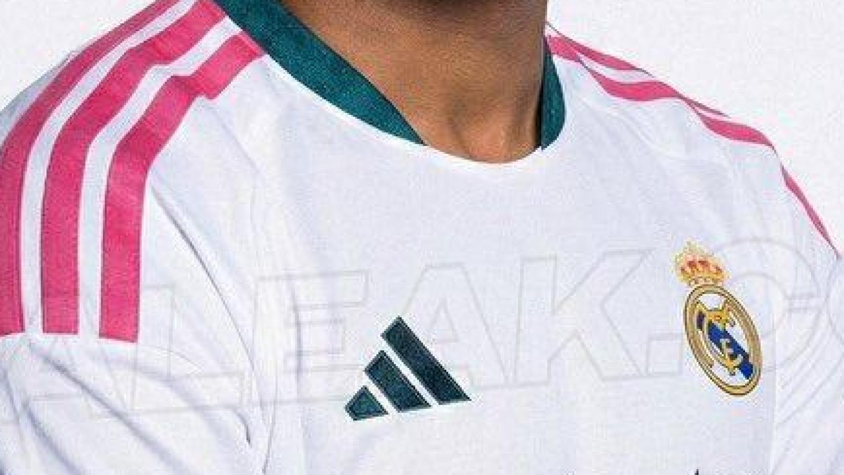 Un edit con la filtración de la camiseta del Real Madrid 2026/27