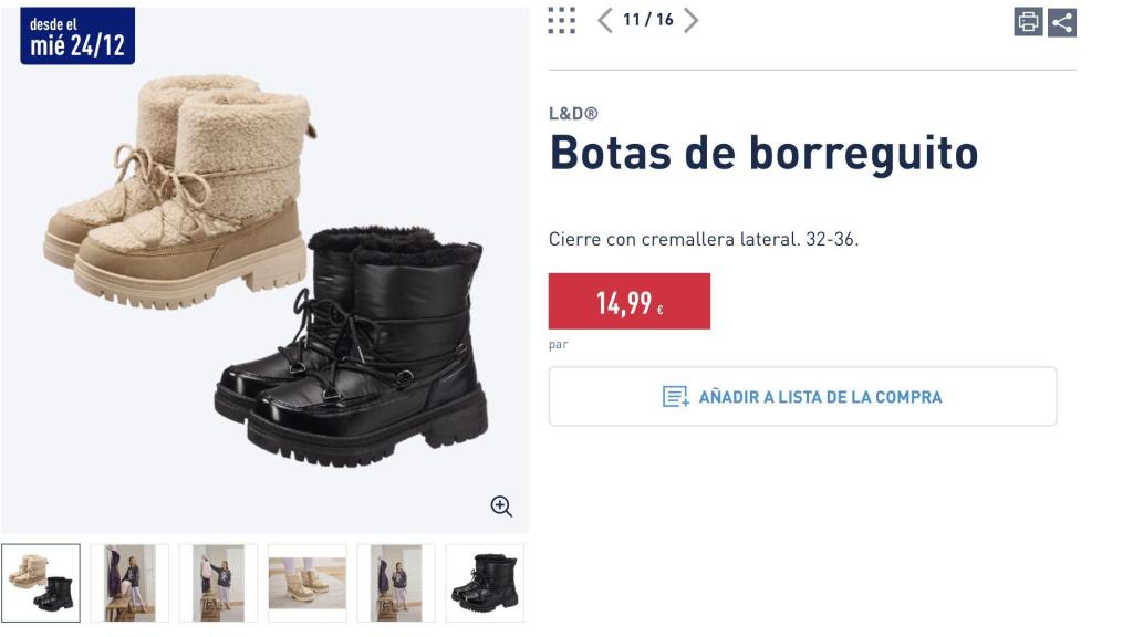Botas de borreguil.