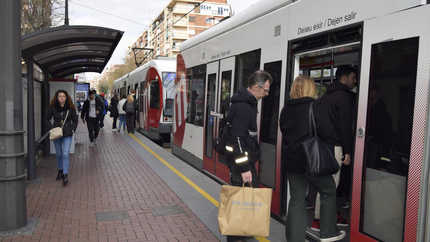 Estación del tranvía de Valencia, en una imagen de archivo. GVA