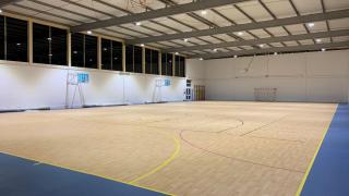 Imagen del pabellón de O Espiño.