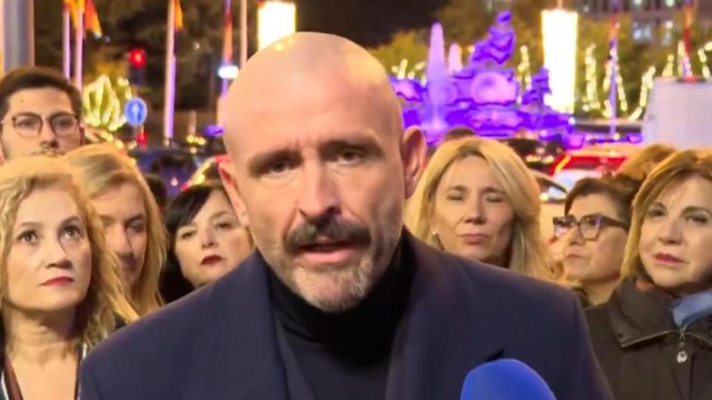 El vicesecretario de Igualdad del PP, en la manifestación contra la violencia de género el último 25-N.