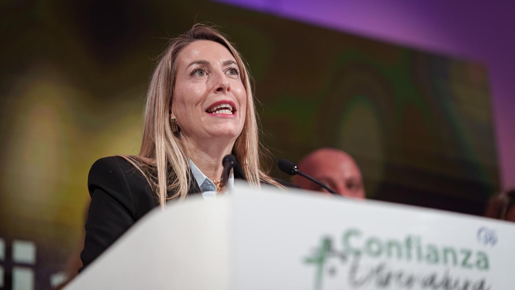 La presidenta en funciones de Extremadura, María Guardiola, el pasado 21 de diciembre.