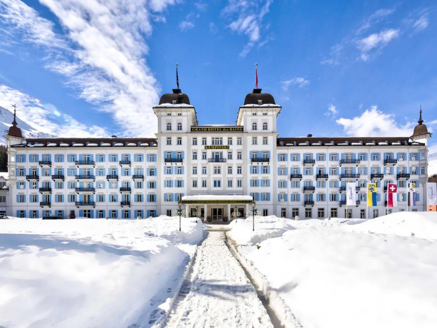 El Grand Hotel Kempinski St Moritz.