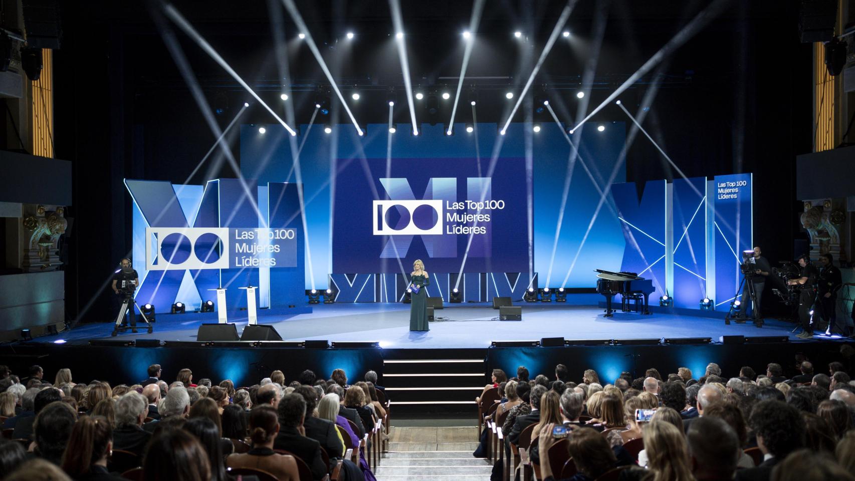 Sandra Golpe durante la gala de la XII edición de 'Las Top 100'.