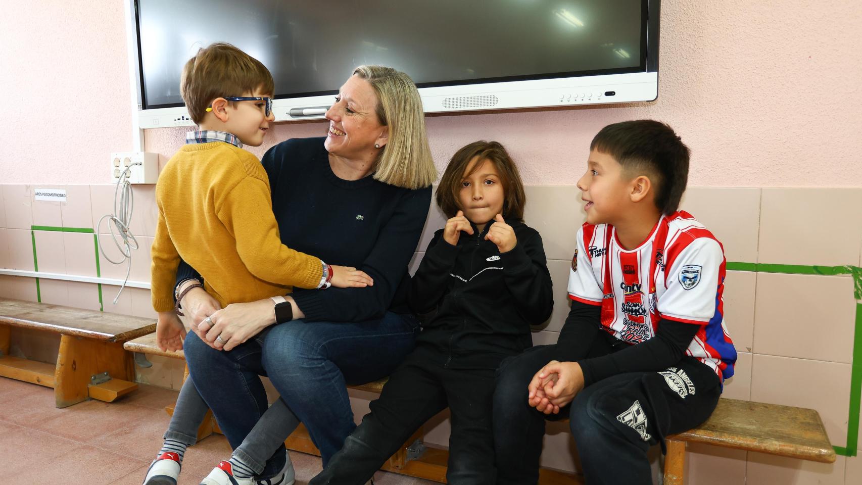 Isabel Blanco visita hoy en Salamanca a los niños participantes en Conciliamos Navidad