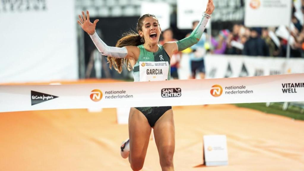 Marta García, ganadora de la Nationale-Nederlanden San Silvestre Vallecana 2024