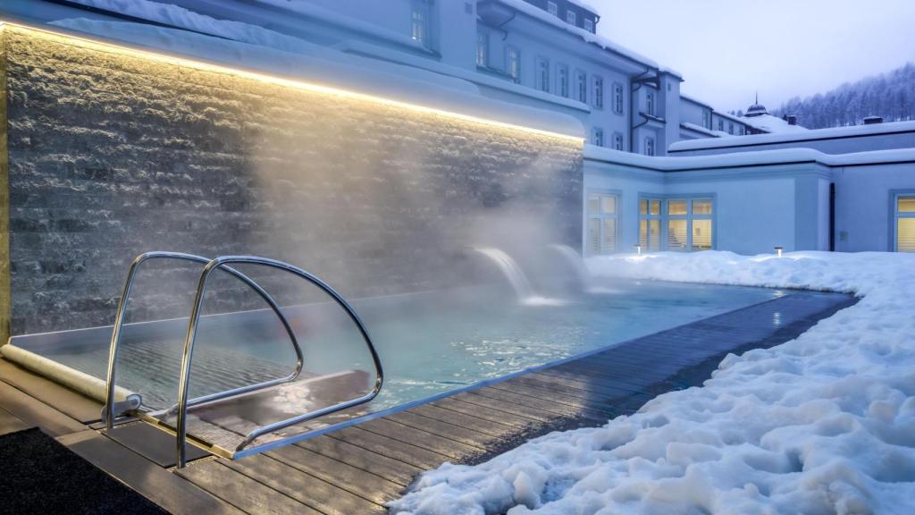 El spa del Grand Hotel Kempinski St. Moritz.