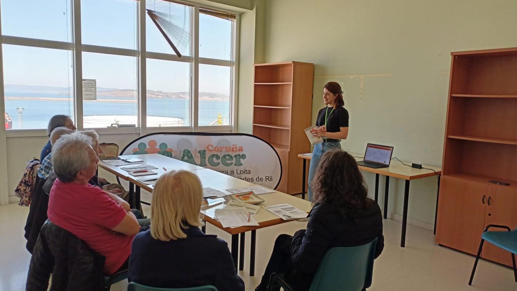 Imagen de uno de los talleres de Alcer en A Coruña.