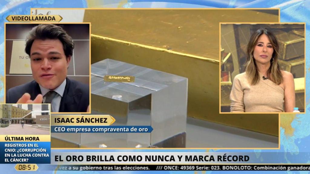 Isaac Sánchez, CEO de 'Tu Oro Vale Más', en 'La Mirada Crítica'.