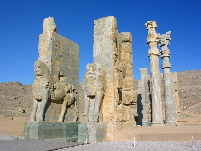 Puerta de las Naciones de Persépolis, en Irán.