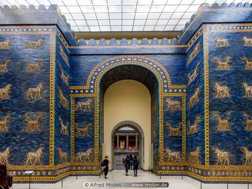Reproducción de la Puerta de Ishtar en el Museo de Berlín.