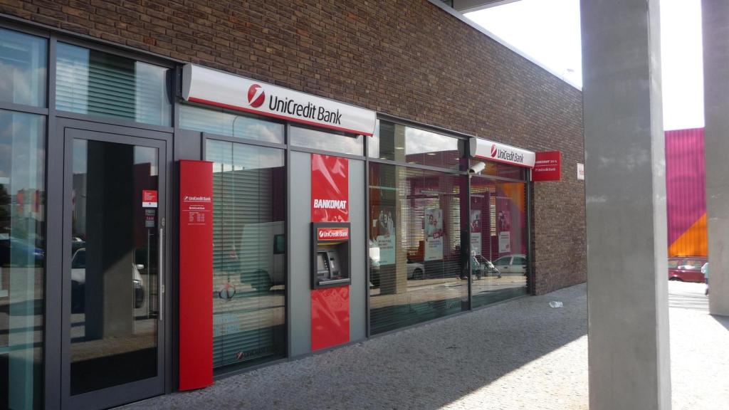 Una oficina de UniCredit en Brno (República Checa).
