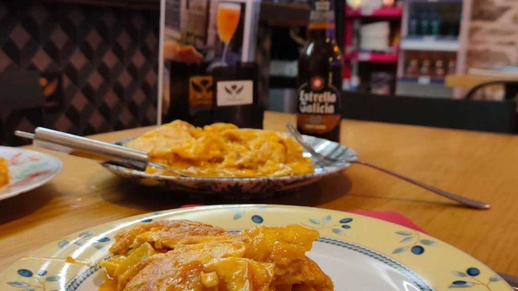 Tortilla de Betanzos en Las Betanceiras