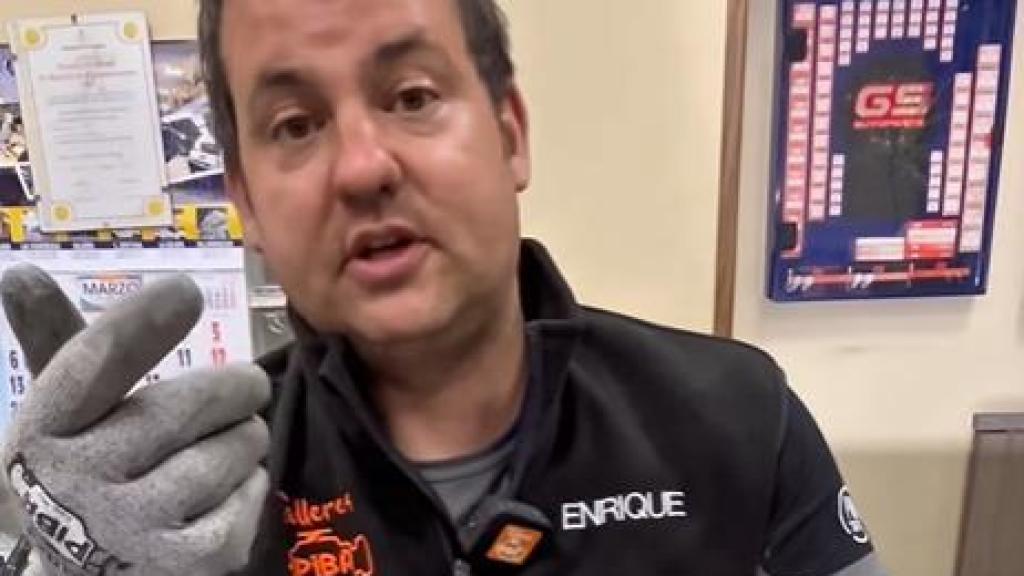 Kike, mecánico de Talleres Piba.