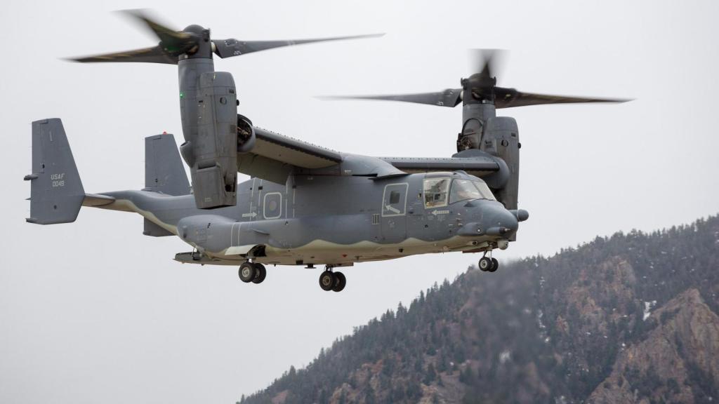 CV-22 Osprey aterrizando