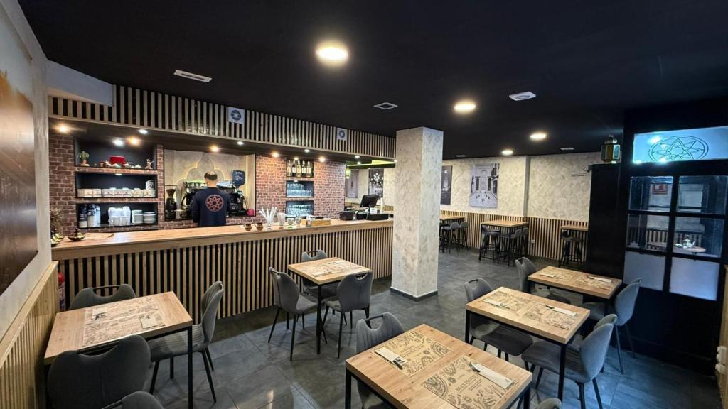 Interior del restaurante Daroma.