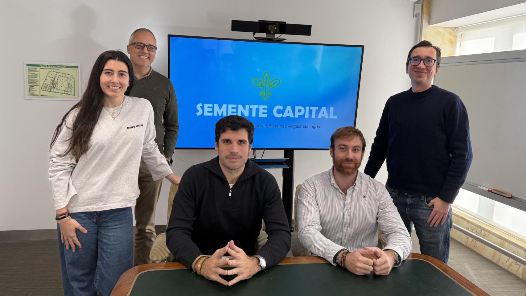 María Souto, Gustavo Gómez, Emilio Froján, Pedro Ojea y Fernando Orejón