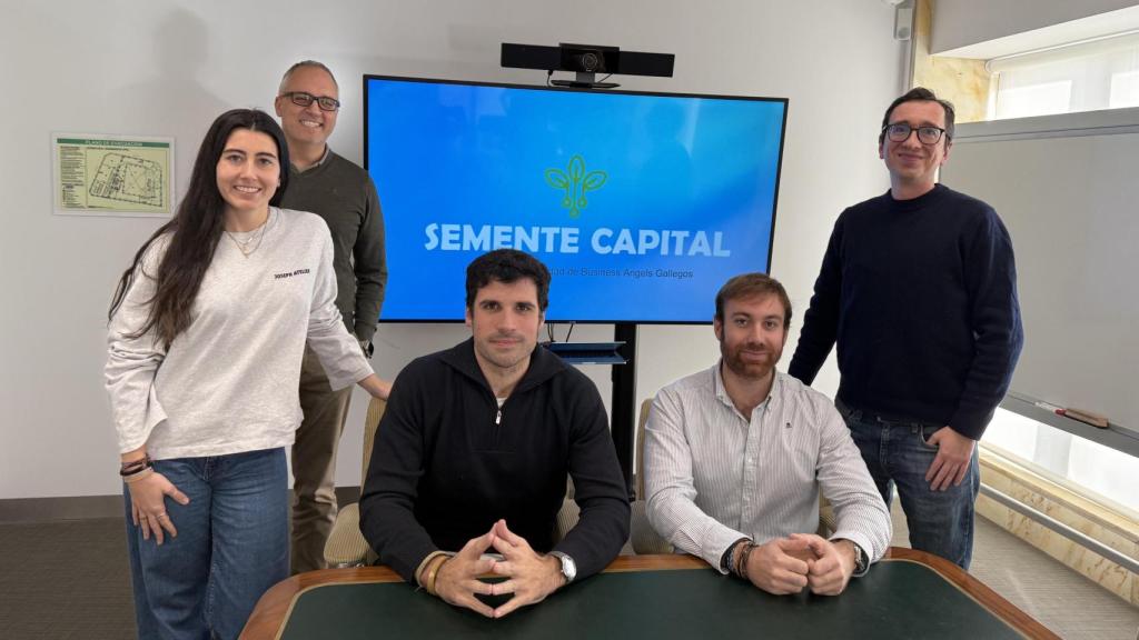 María Souto, Gustavo Gómez, Emilio Froján, Pedro Ojea y Fernando Orejón