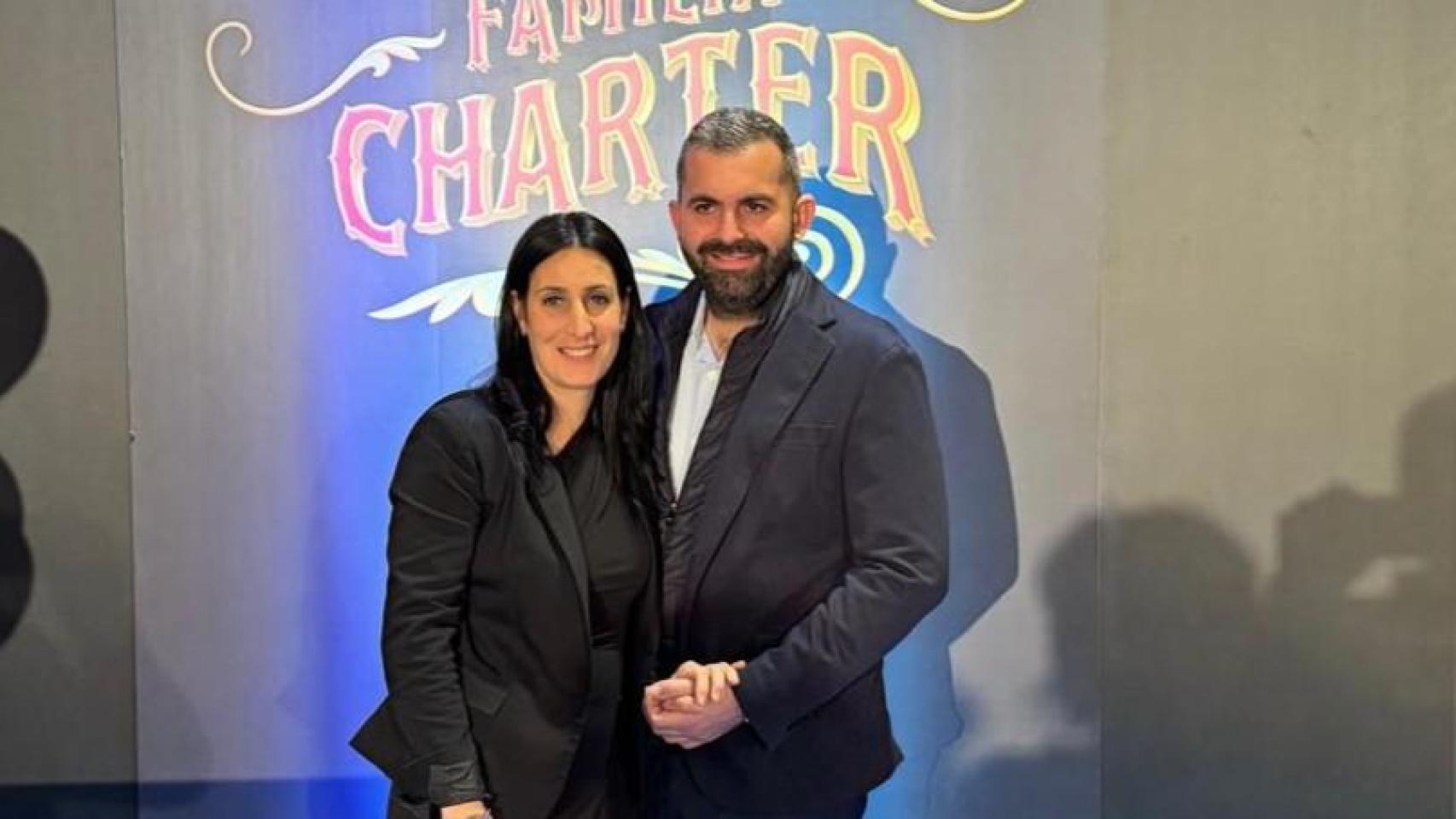 Jorge (37), empresario, en un evento de Charter.