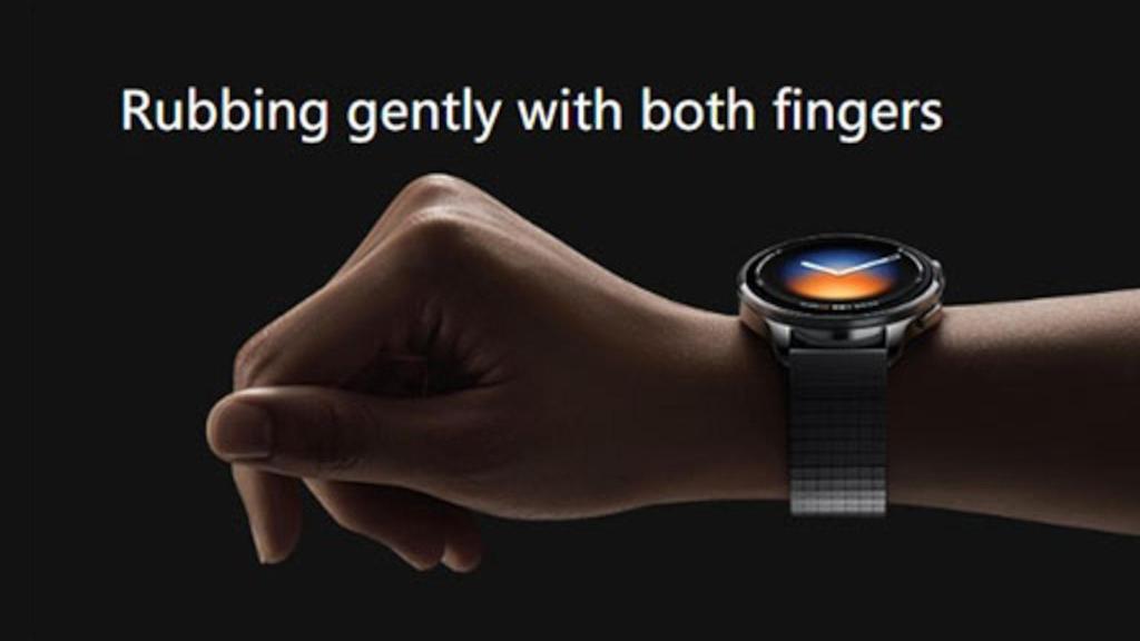 Control por gestos en el Xiaomi Watch 5