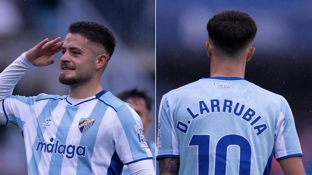 Dani Lorenzo y David Larrubia, jugadores del Málaga CF