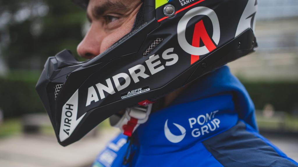 El piloto Lorenzo Santolino durante una entrevista con EL ESPAÑOL.