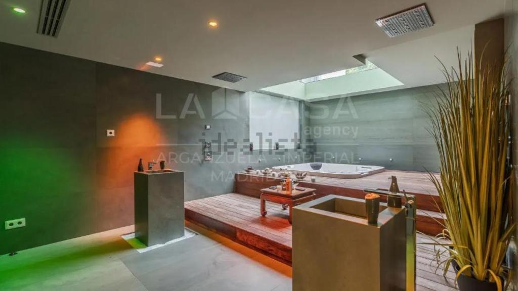 El jacuzzi de la casa.