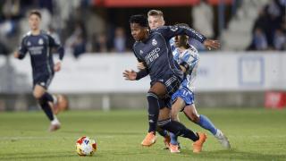 Endrick, en el partido de Copa del Rey ante el Talavera.
