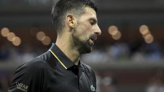 Novak Djokovic, en el partido ante Learnier Tien en el US Open.