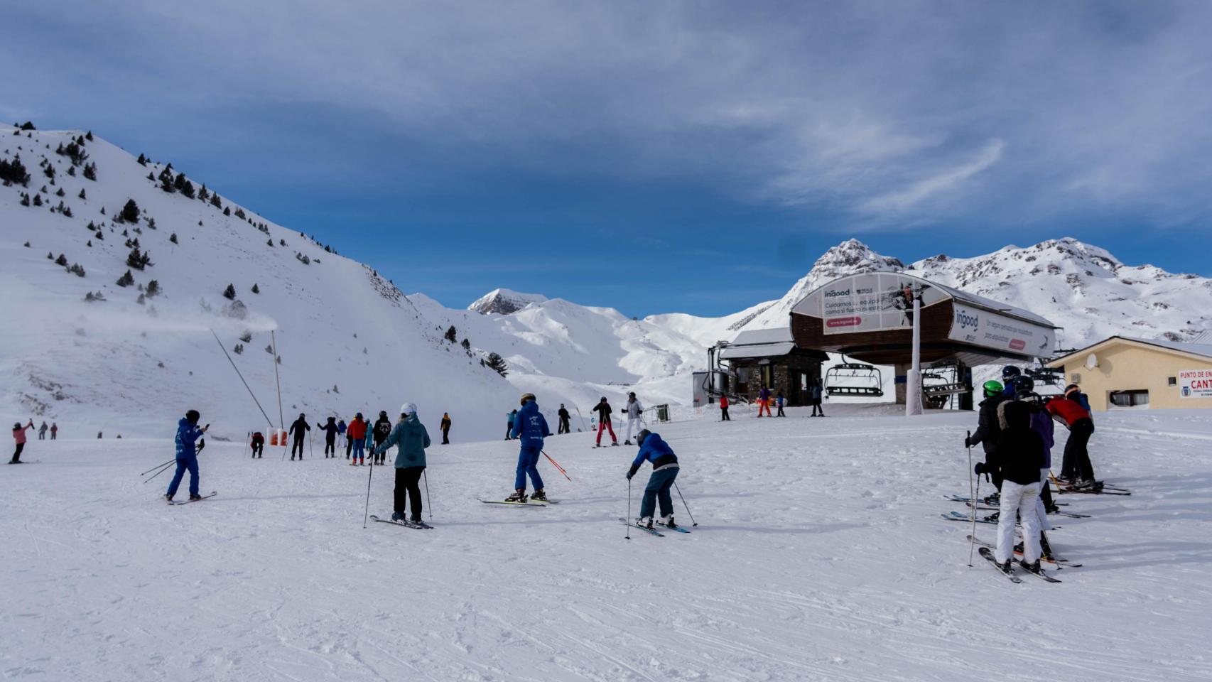 Estación de Formigal hace unos días.