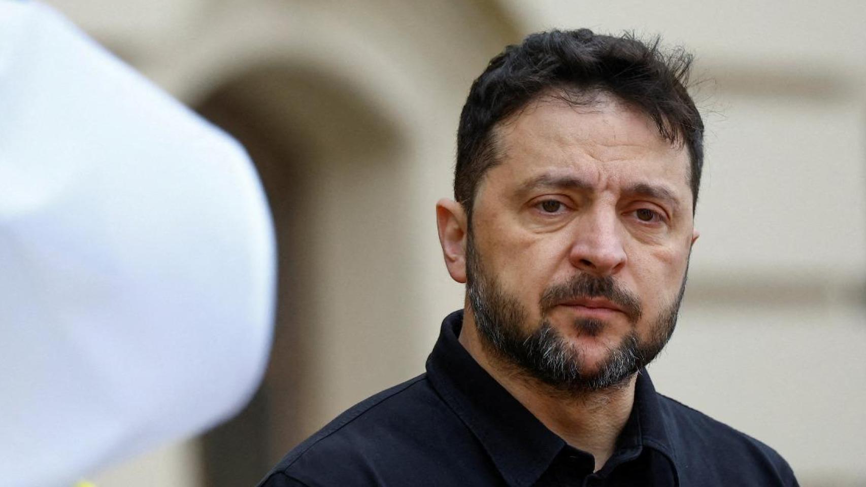 El presidente ucraniano  Volodymyr Zelenski