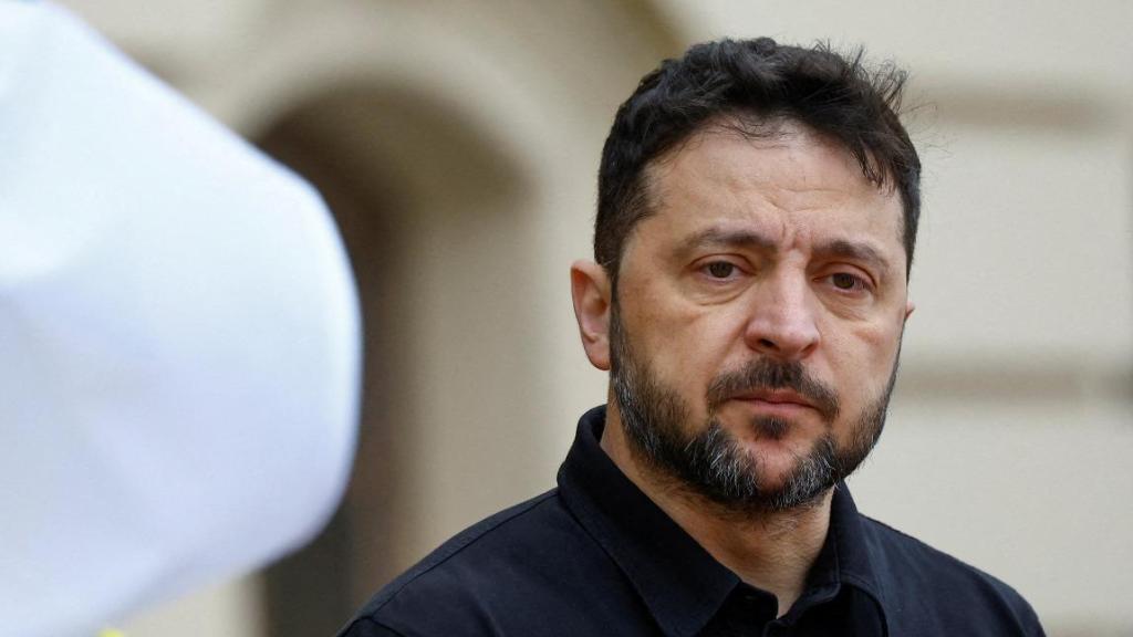 El presidente ucraniano  Volodymyr Zelenski