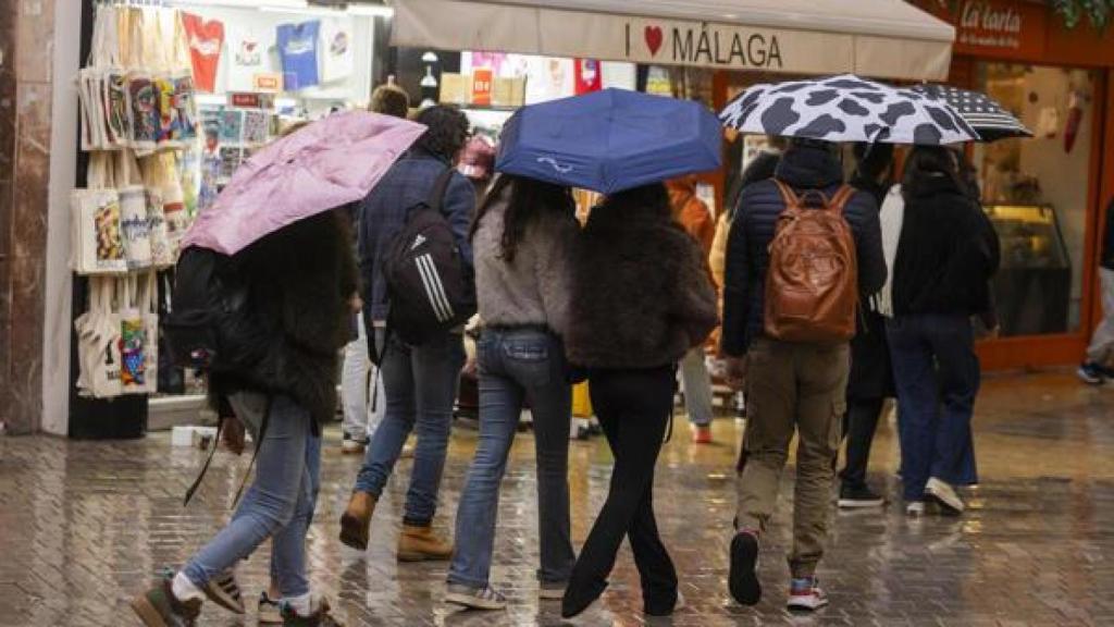 Lluvia en Málaga hoy.