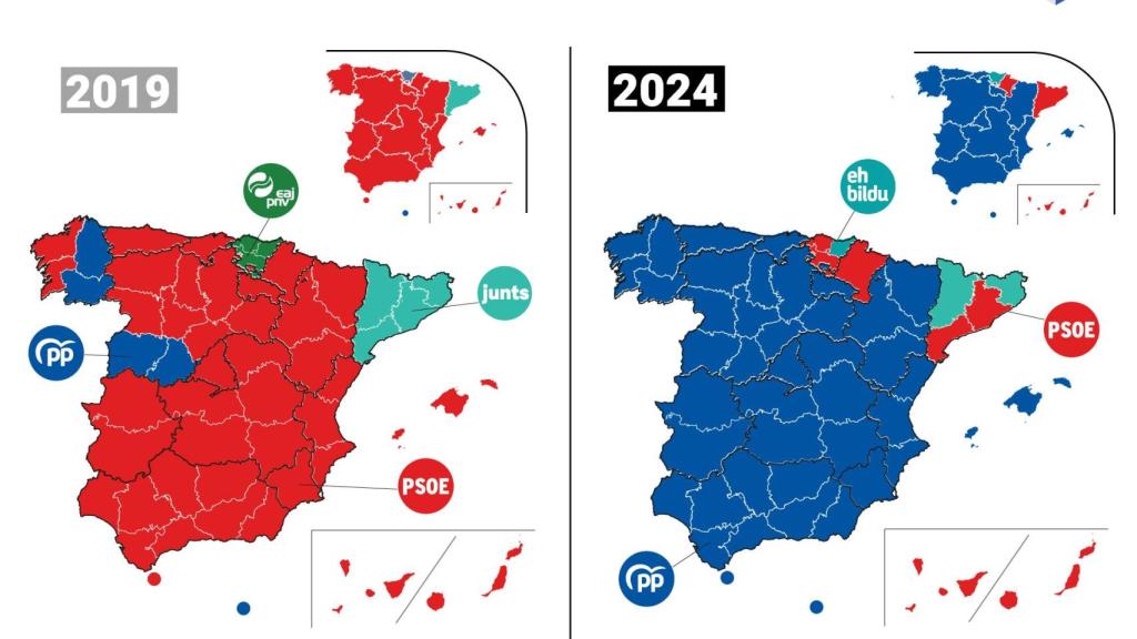 Resultados das eleições europeias de 2024 em Espanha.