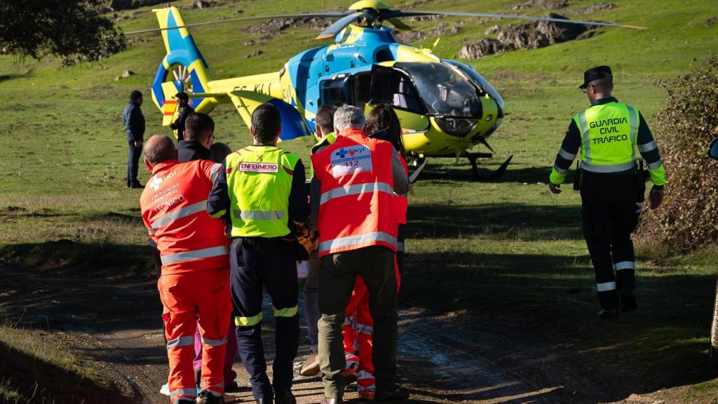 ARCHIVO - Helicóptero medicalizado del Sacyl