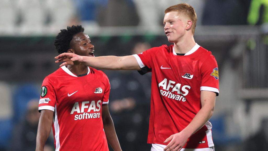 Kees Smit, durante un partido con el AZ.