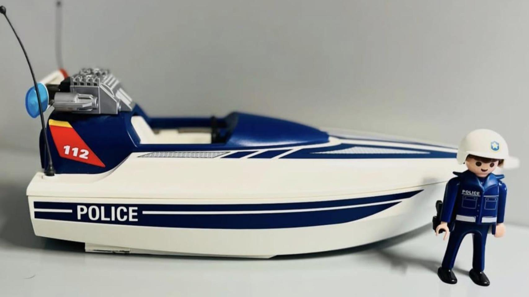 La 'nueva' unidad fluvial de la Policía Local de Toledo, equipada para patrullar el Tajo y mantener a raya a los patos más rebeldes.