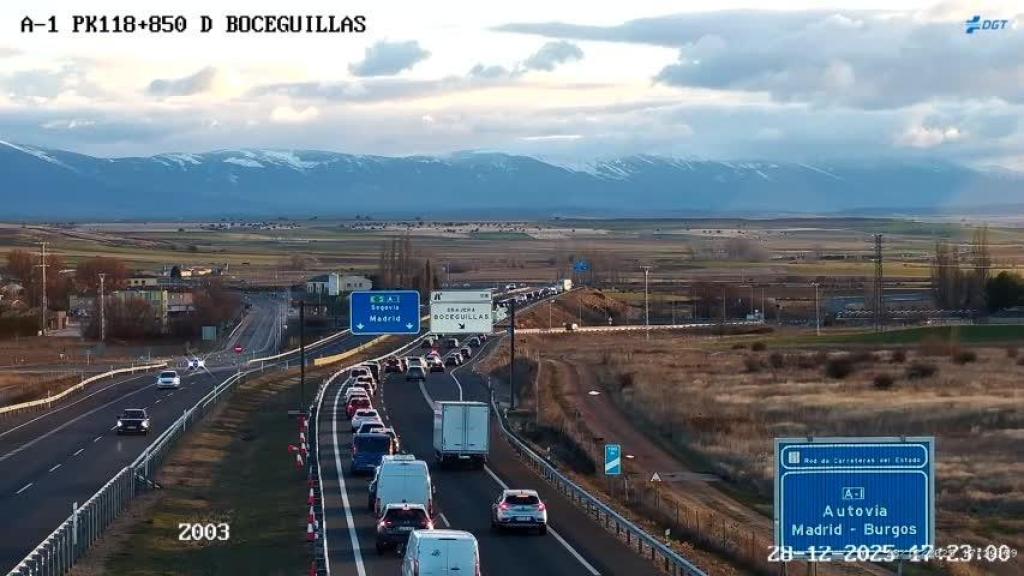 Retenciones como consecuencia del accidente en la A-1 en Segovia