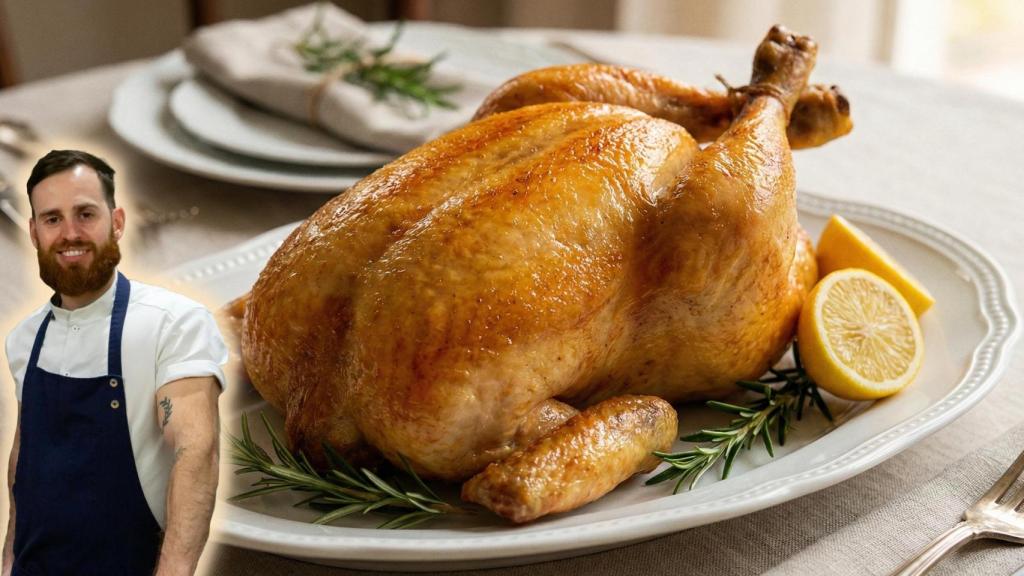 Alfredo Vozmediano en un montaje de El Español