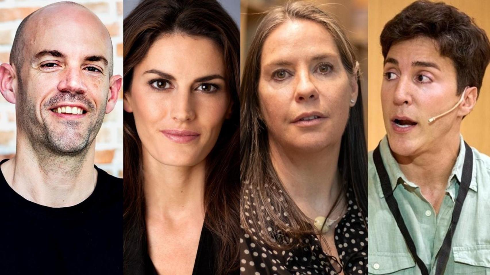 De izquierda a derecha: Juan de Antonio, CEO y fundador de Cabify; Rebeca Minguela, CEO y fundadora de Clarity AI; Ana Lozano, CEO y fundadora de Nidus Lab y Javier López Palacios, CEO y fundador de Uraphex.