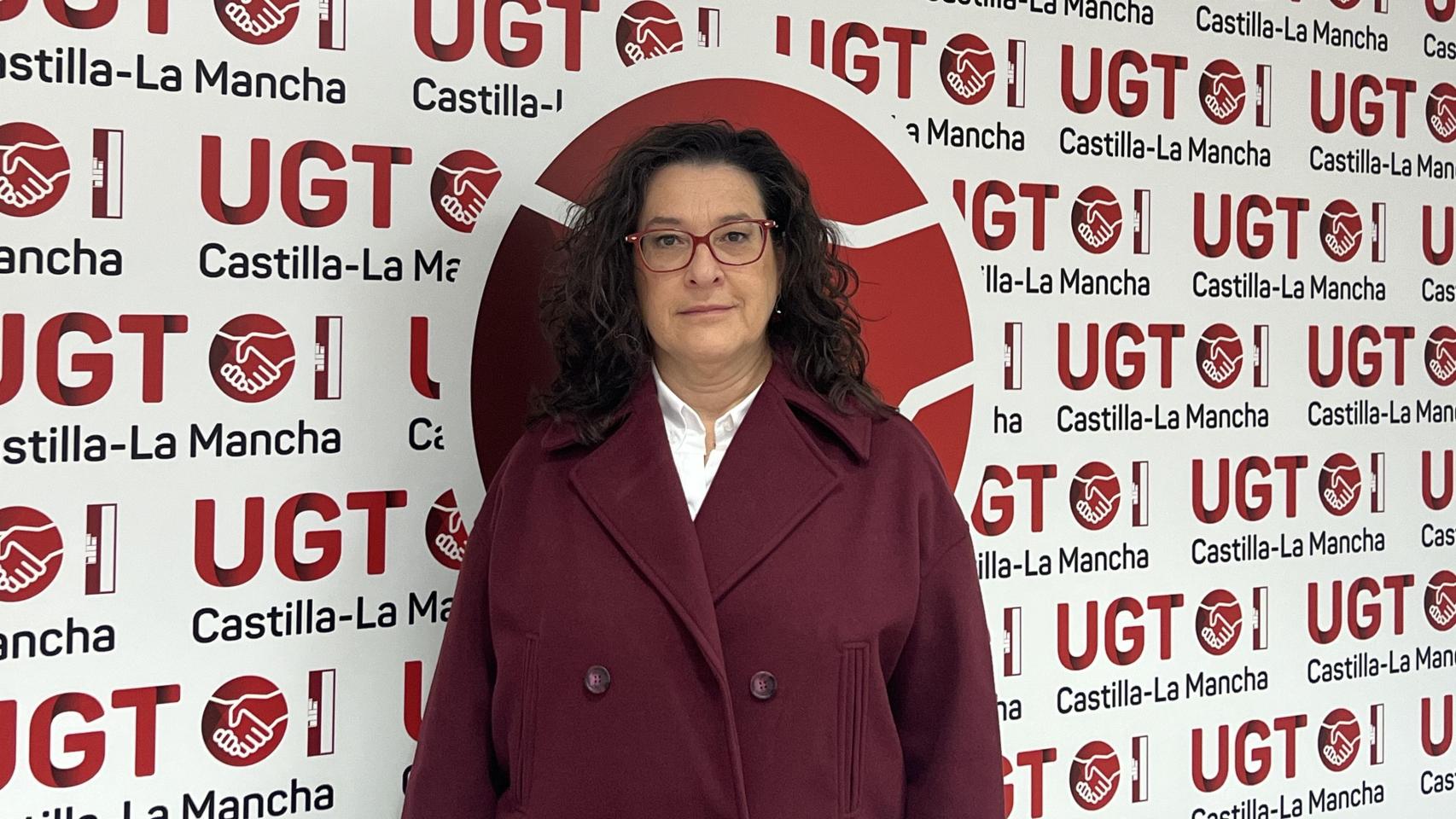 Lola Alcónez, secretaria general de UGT Castilla-La Mancha.