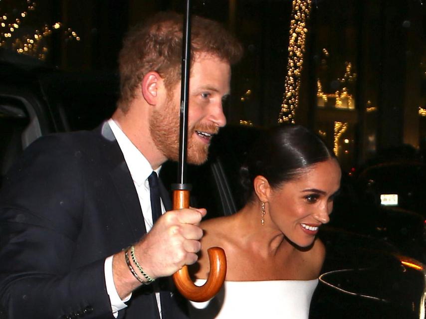 Harry y Meghan, en un acto público.