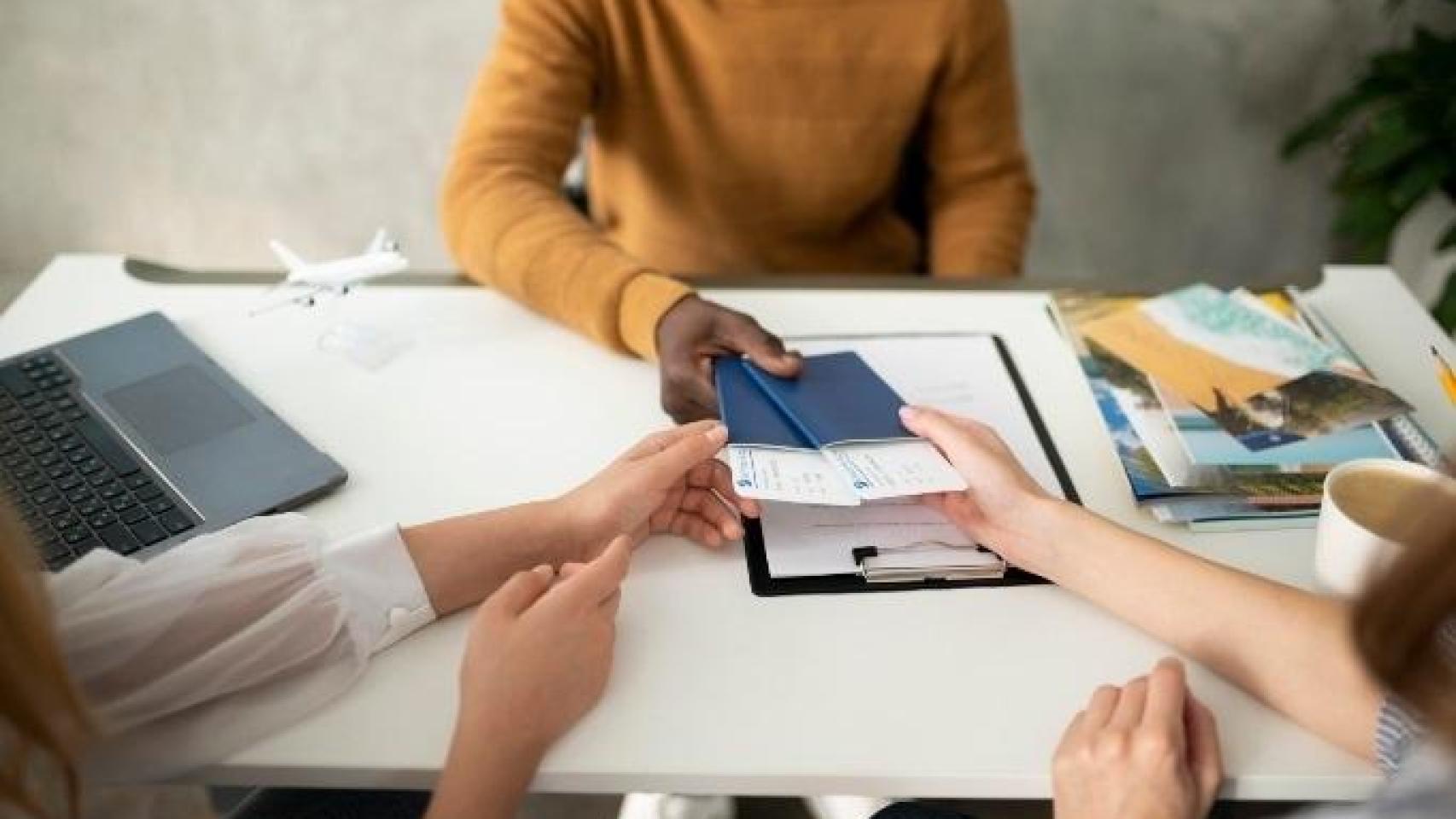 Imagen de recurso de una agencia de viajes.