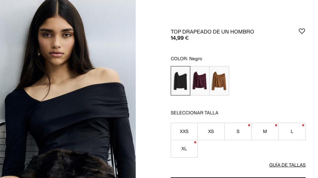 Top drapeado. Art. nº: 1320141001