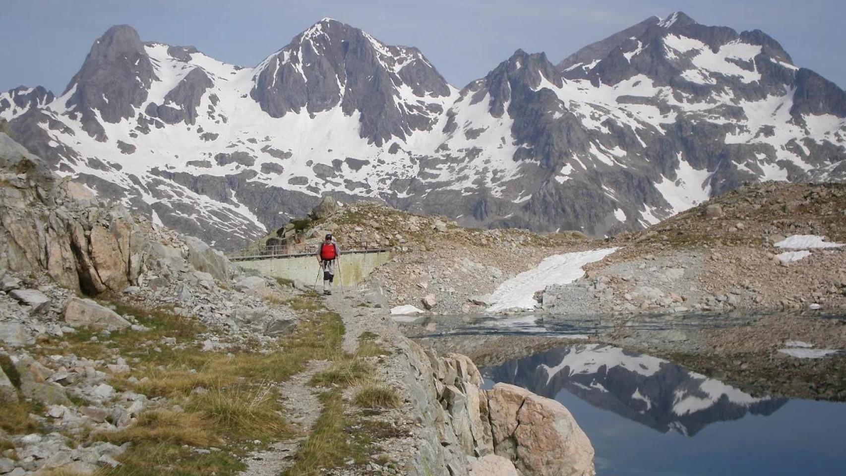 Pico Tablato donde se ha producido el alud