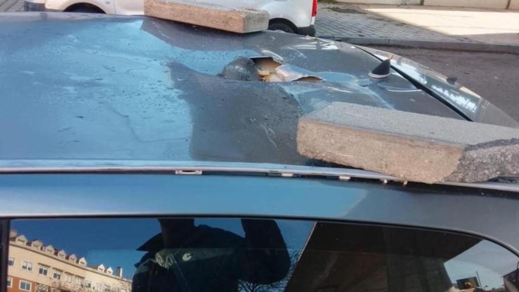 Otro de los coches afectados